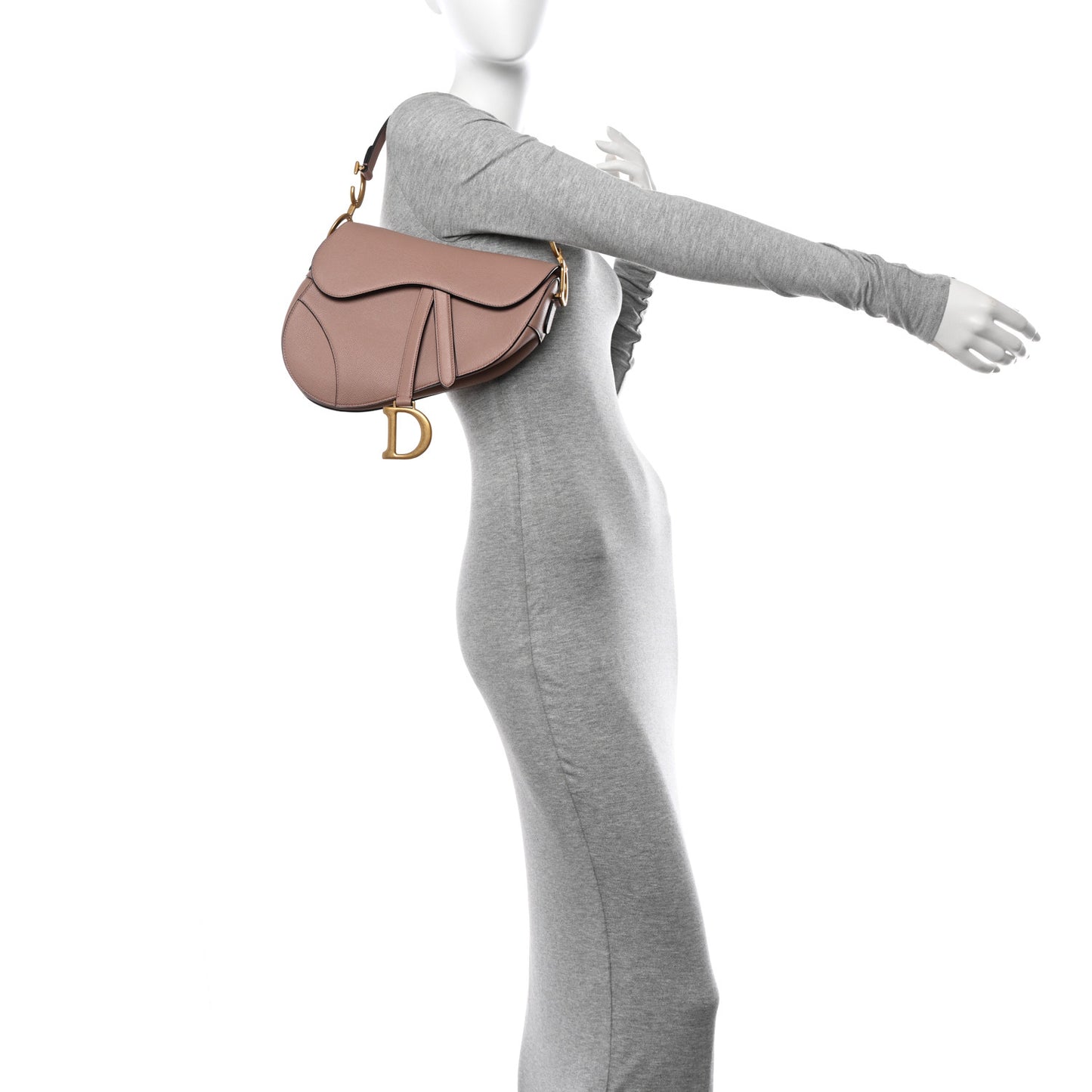Grained Calfskin Saddle Bag Fard