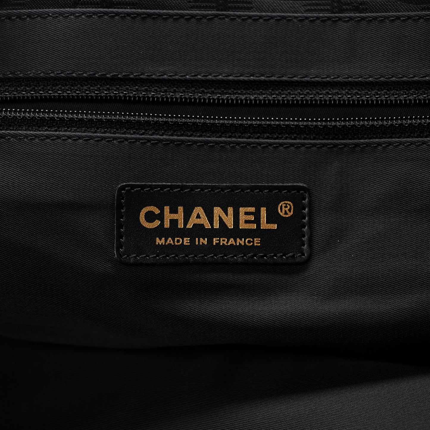 Nylon Large Travel Tote Black