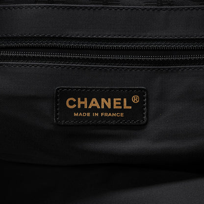Chanel Nylon Large Travel Tote Black 5 of 7