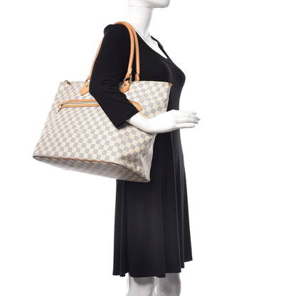 Louis Vuitton Damier Azur Saleya GM 2 of 29