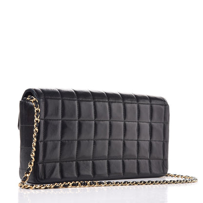 Chanel Lambskin East West Chocolate Bar Flap Black 3 of 15