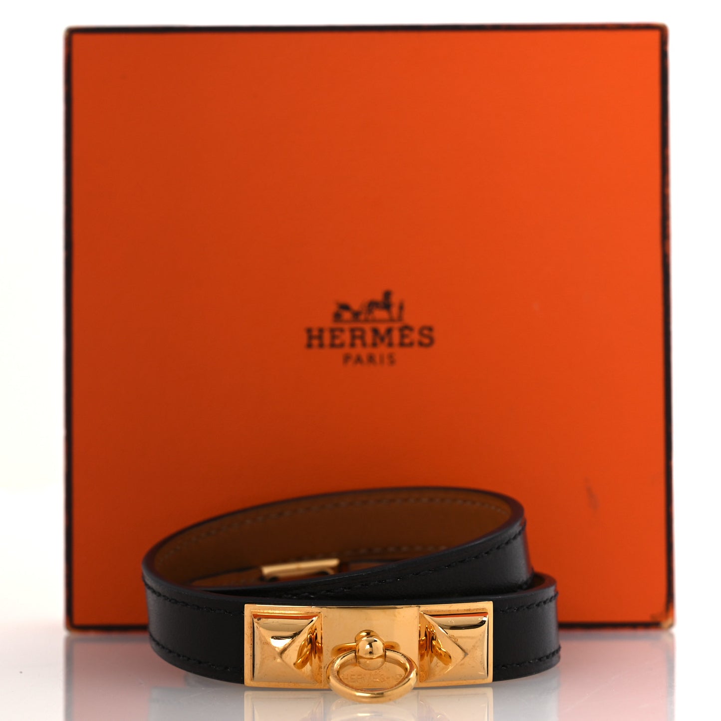 Box Rivale Double Tour Bracelet M Black