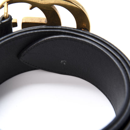 Gucci Textured Calfskin Double G 40mm Belt 90 36 Black 5 of 7