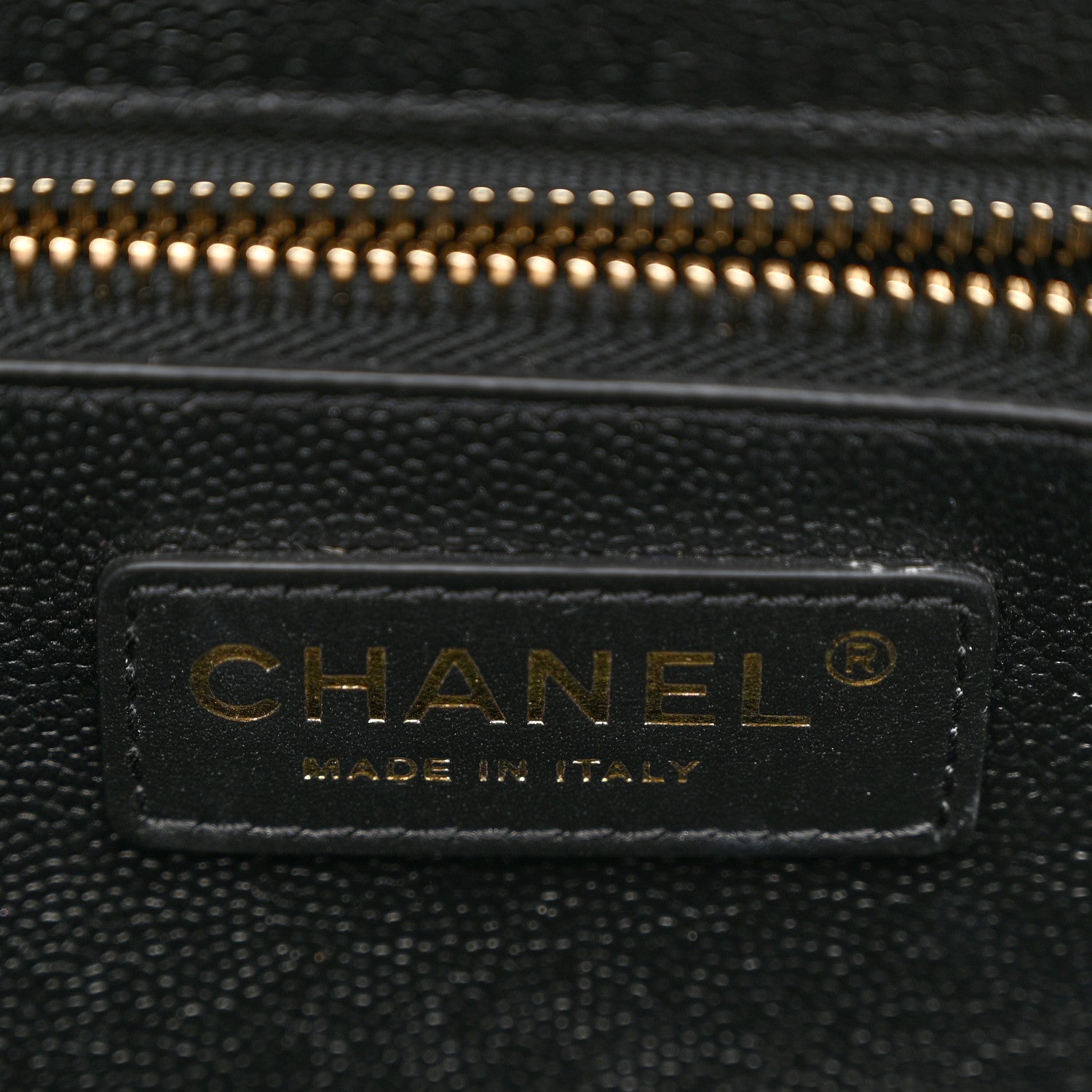 Chanel Caviar Quilted Small Shopping Tote Black 6 of 12