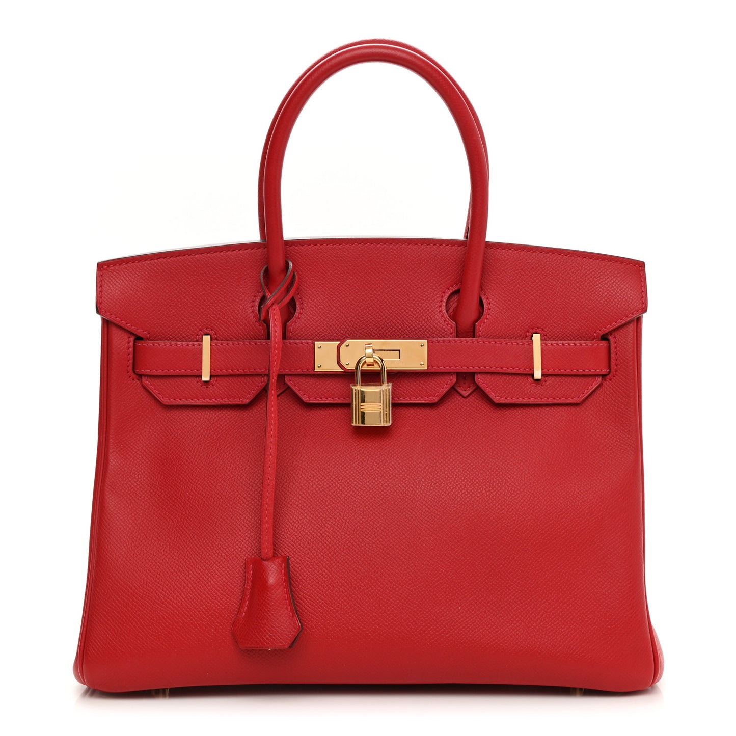 Epsom Birkin 30 Rouge Casaque
