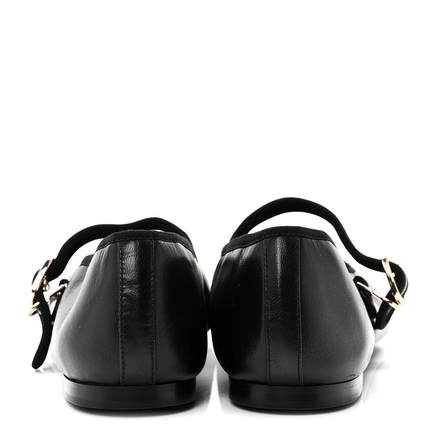 Chanel Lambskin Mary Jane Flats 40 Black 6 of 10