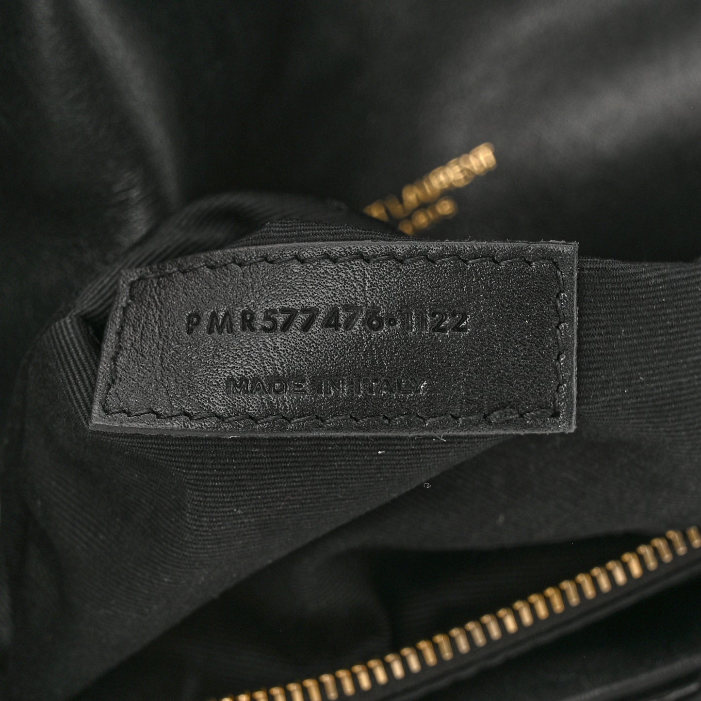 Patent Quilted Small Loulou Puffer Monogram Chain Satchel Black