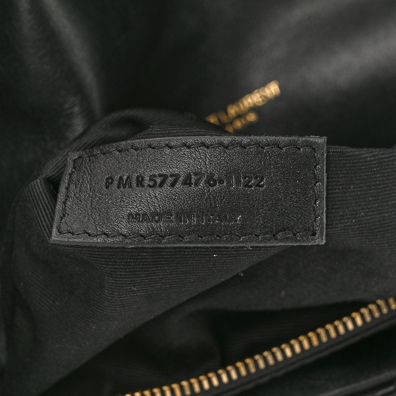 Saint Laurent Patent Quilted Small Loulou Puffer Monogram Chain Satchel Black 7 of 10