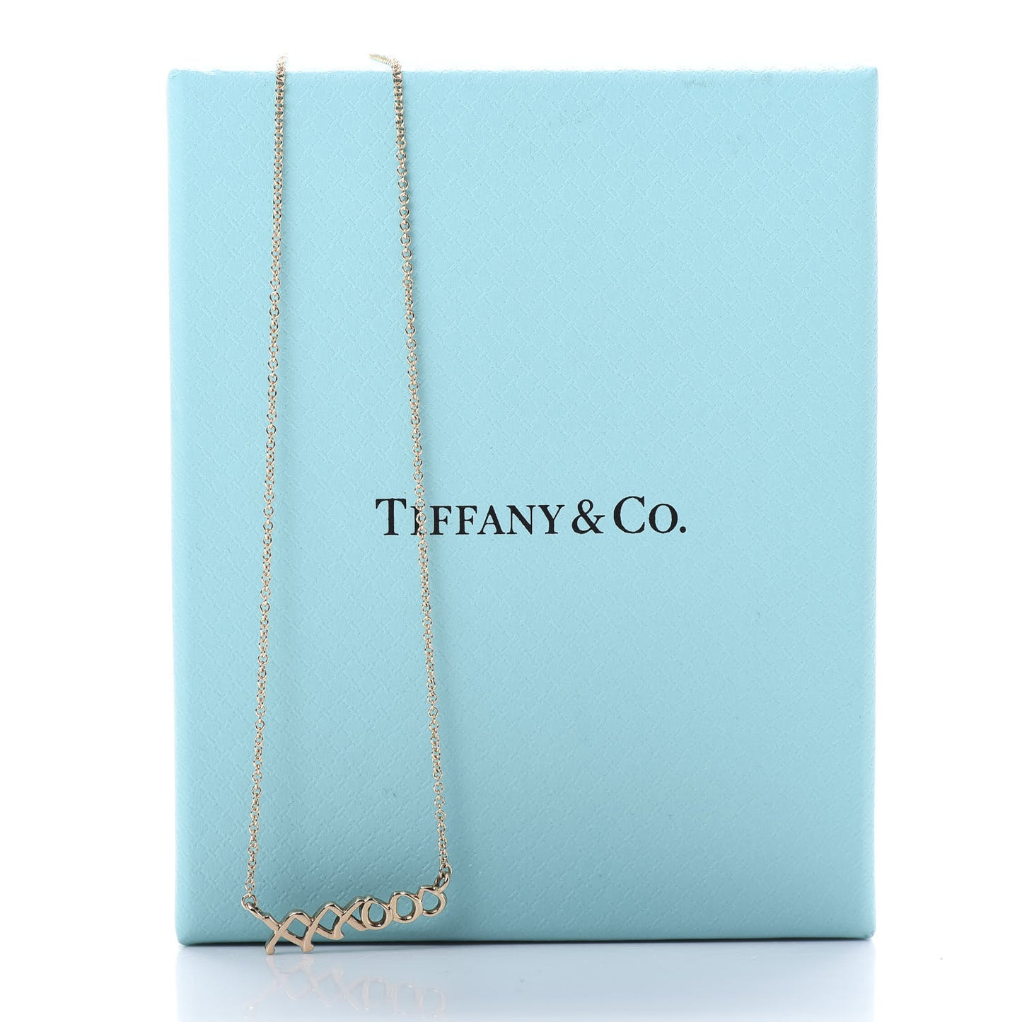 18K Rose Gold Paloma's Graffiti Love and Kisses Pendant Necklace