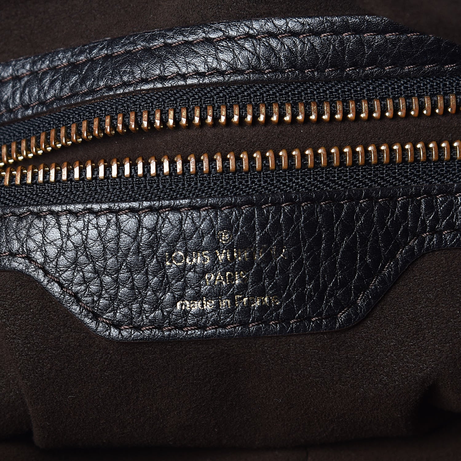 Louis Vuitton Mahina Selene MM Black 7 of 12
