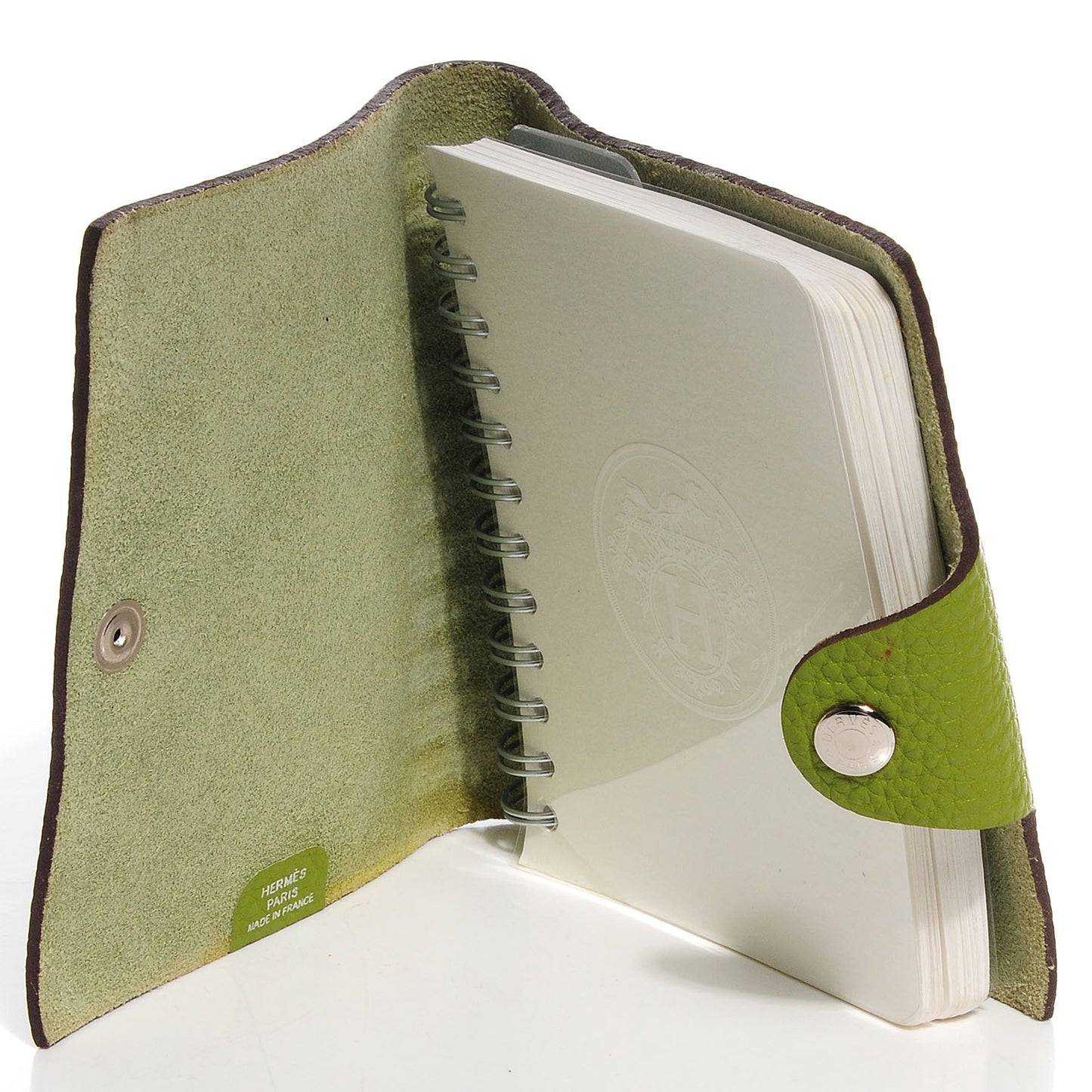Togo Ulysse Mini Notebook Cover Vert Anis