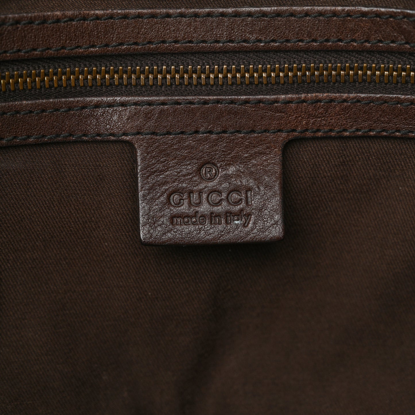 Monogram Medium Jockey Tote Dark Brown