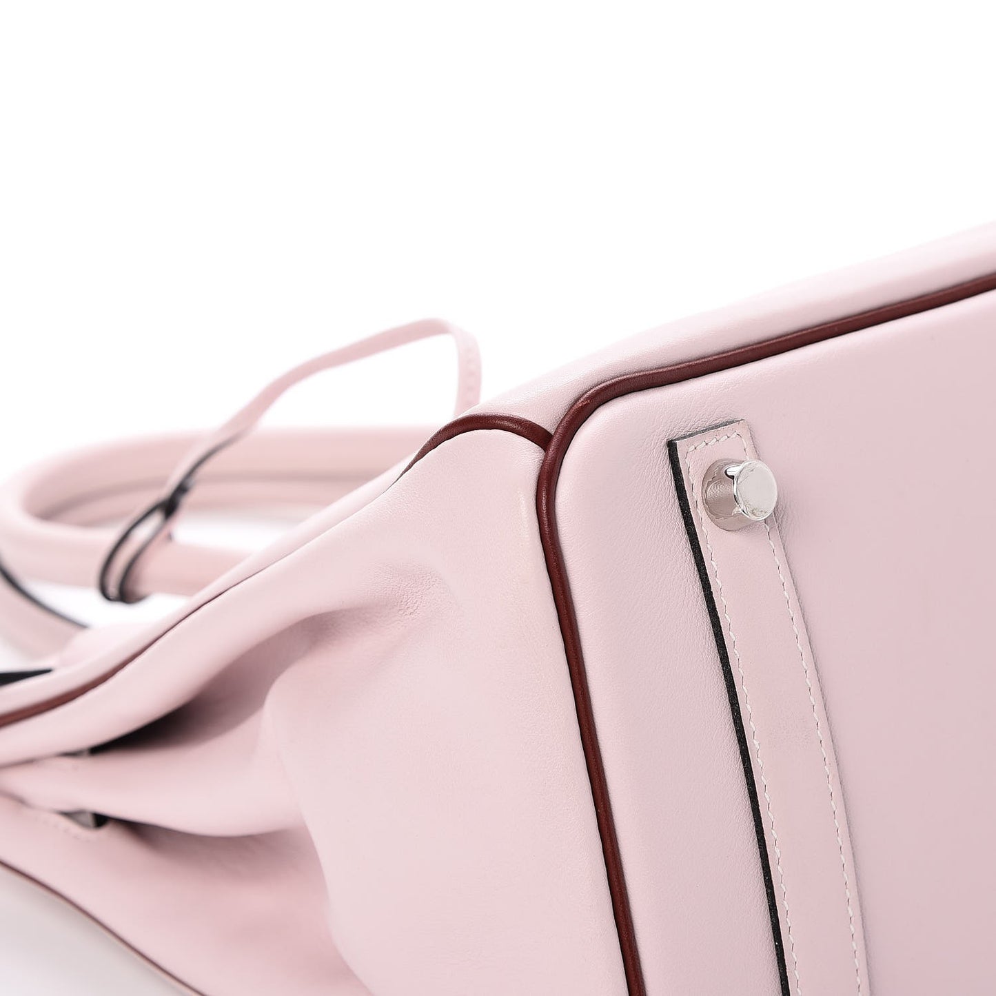 Swift Horseshoe Bi-Color Birkin 30 Rose Dragee Rouge H