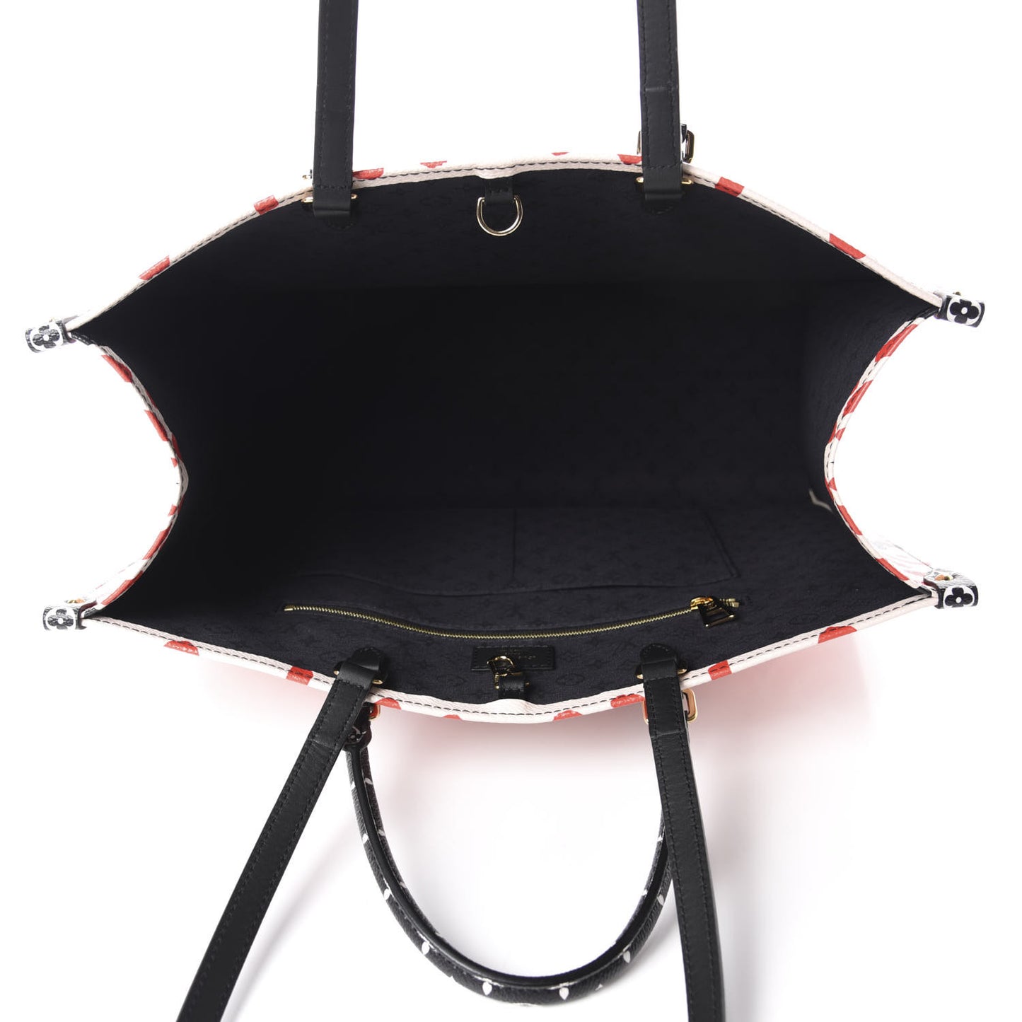 Monogram Giant Crafty Onthego GM Creme Rouge Black