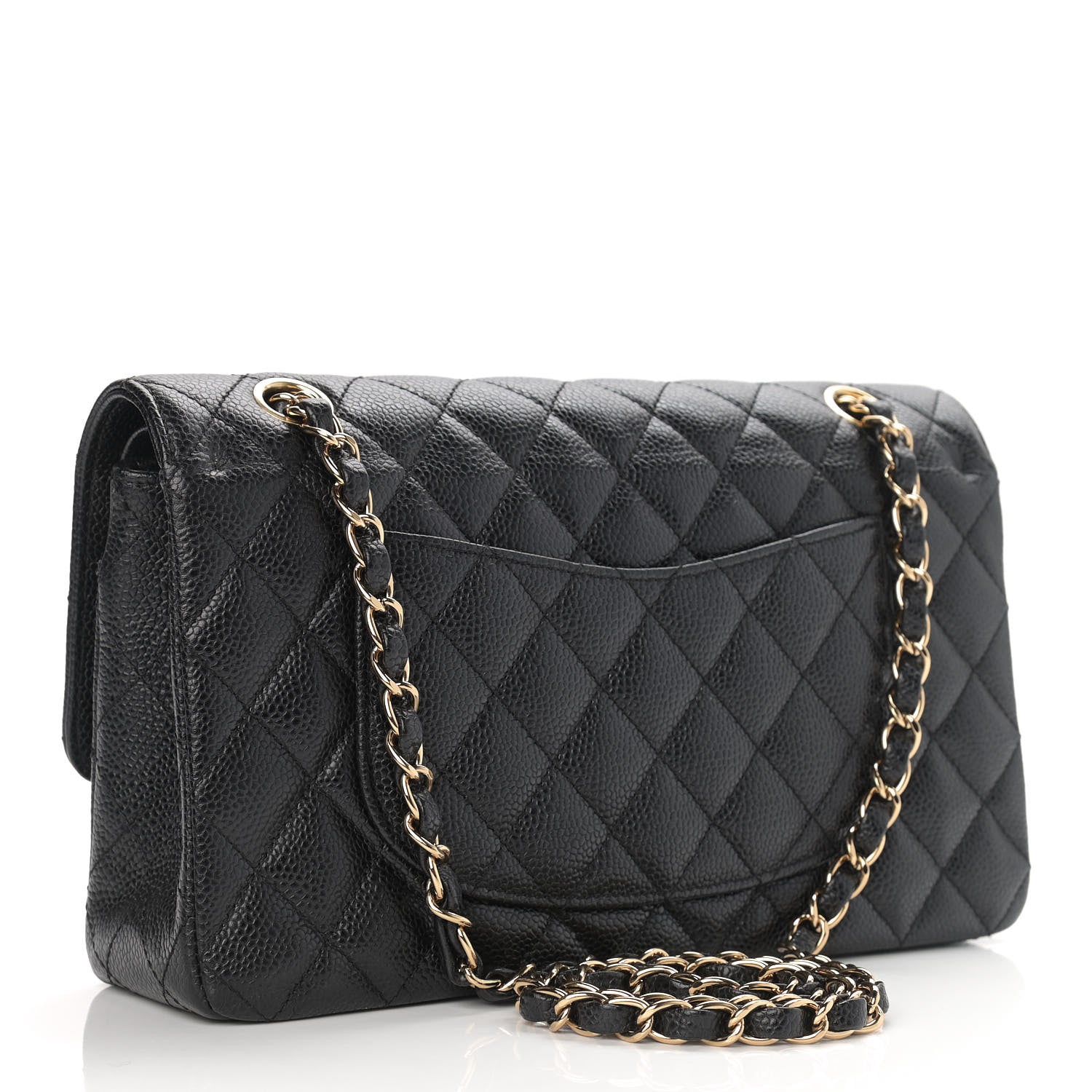 Chanel Caviar Quilted Medium Double Flap Black 3 of 11