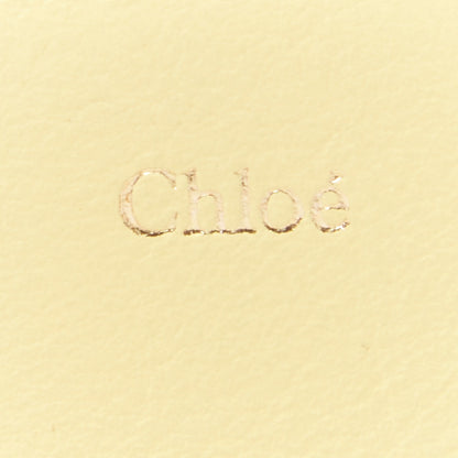Chloe Calfskin Alphabet Purse Wallet Lemonade 7 of 8