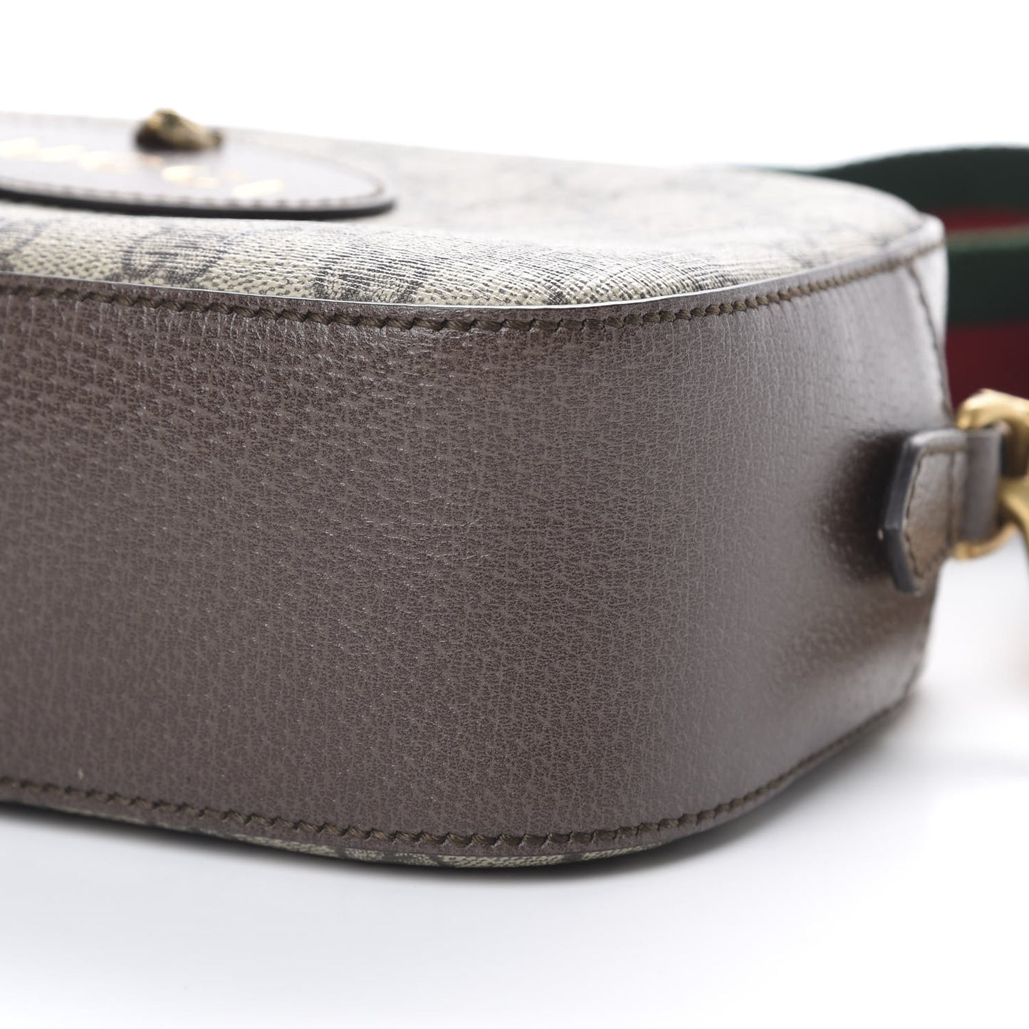 GG Supreme Monogram Web Neo Vintage Shoulder Bag Beige New Acero Crop