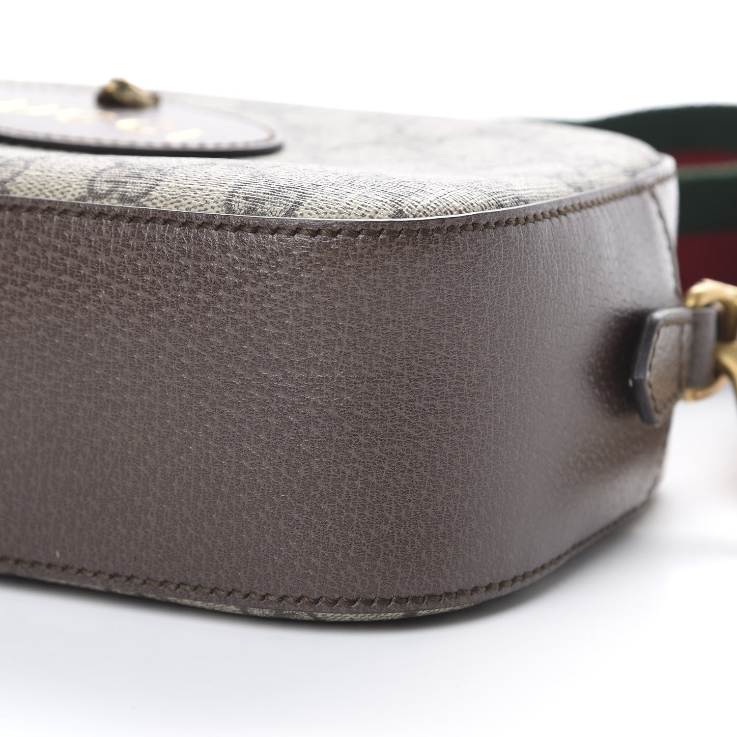 Gucci GG Supreme Monogram Web Neo Vintage Shoulder Bag Beige New Acero Crop 9 of 9