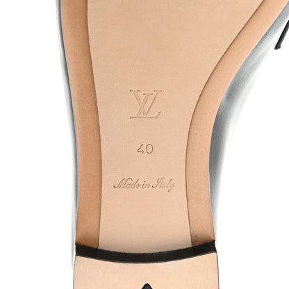 Louis Vuitton Smooth Calfskin Capri Loafers 40 Black 8 of 9