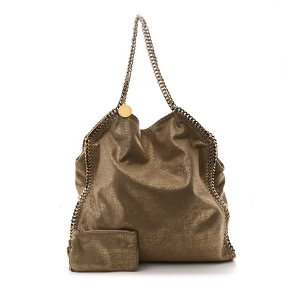 Stella McCartney Shaggy Deer Falabella Big Tote Gold 3 of 13