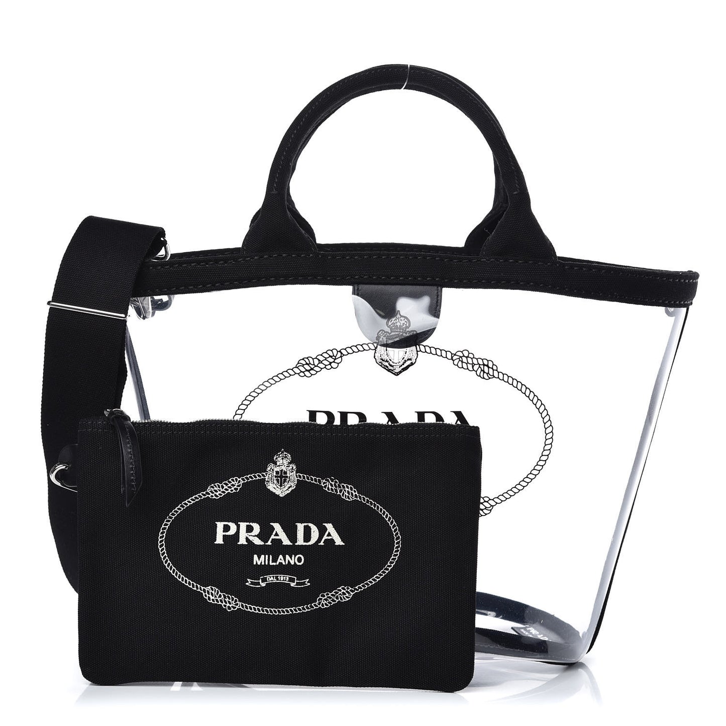 Plexiglass Canapa Small Shopper Tote Black