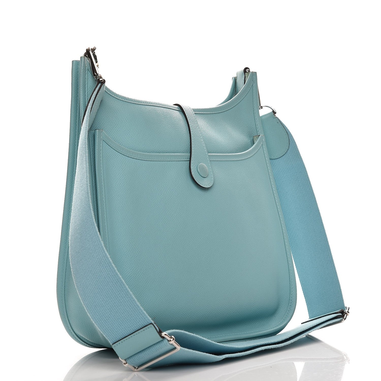 Hermes Epsom Evelyne III PM Bleu Atoll 3 of 10