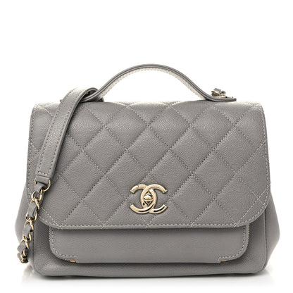 Chanel Caviar Quilted Medium Business Affinity Flap Grey 1 of 10