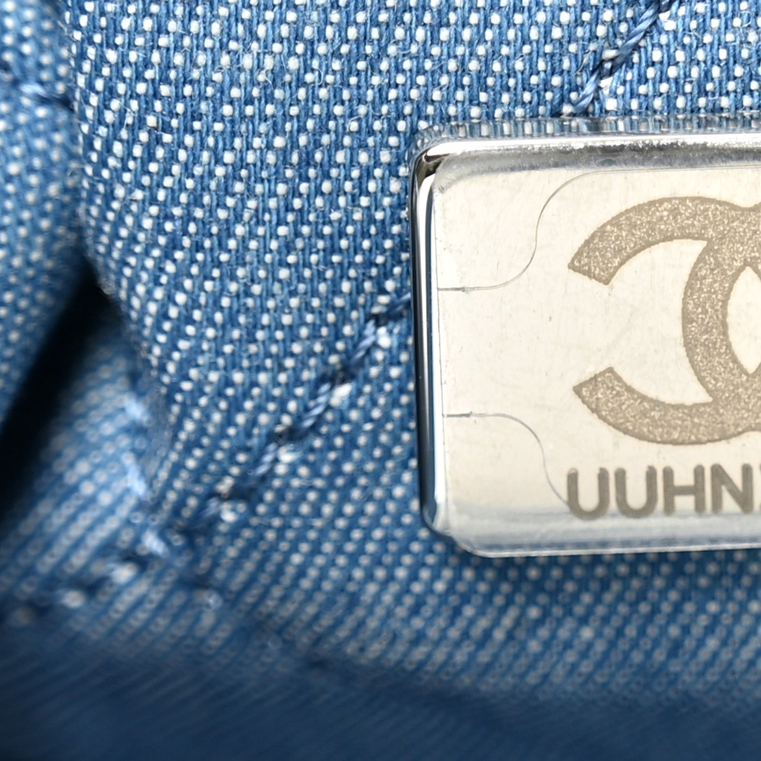 Chanel Denim Quilted Chanel 22 Backpack Blue 7 of 10