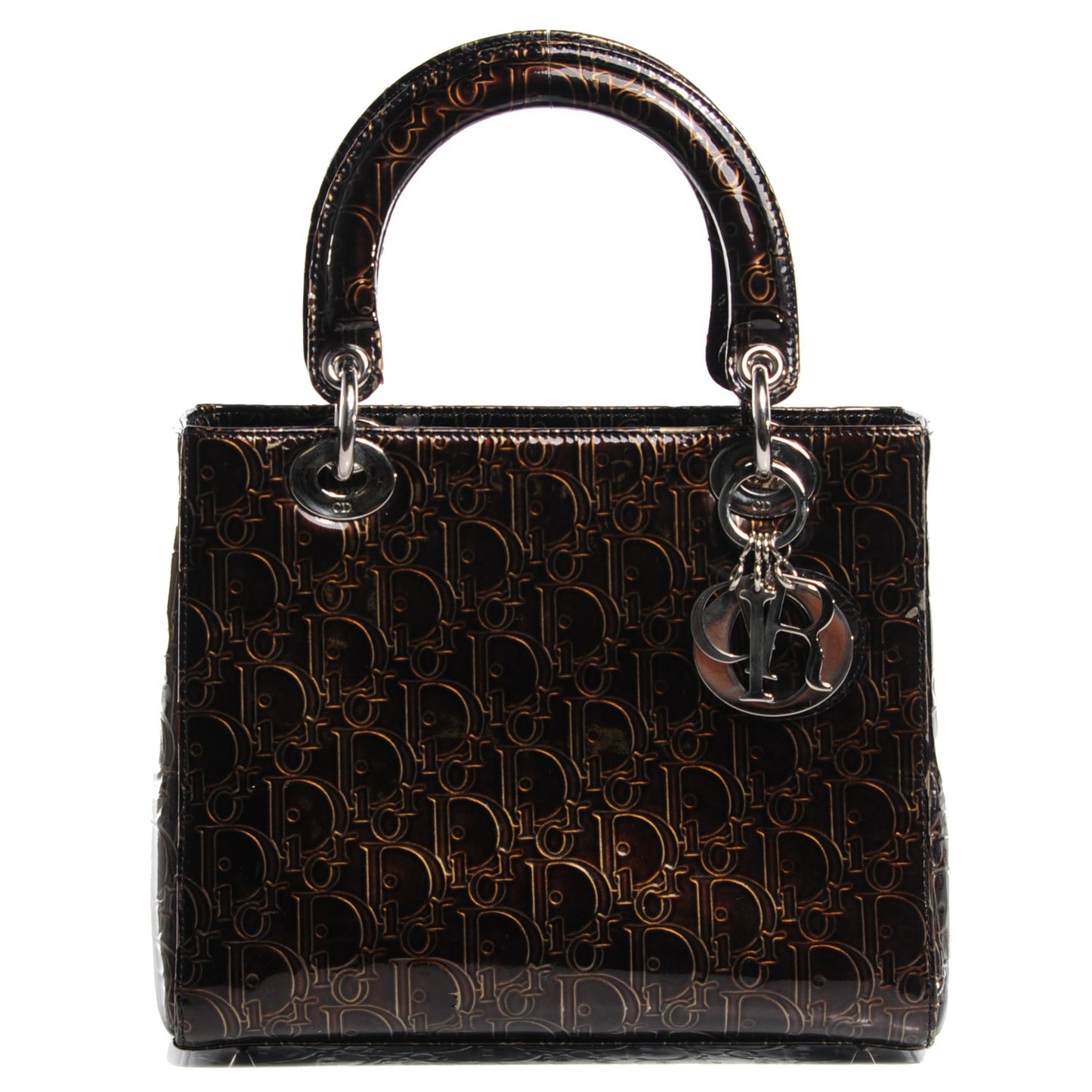 Patent Ultimate Medium Lady Dior Brown