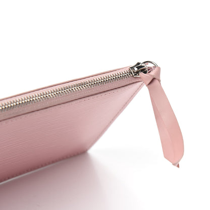 Louis Vuitton Epi Felicie Chain Wallet Zippered Insert Rose Ballerine 7 of 8