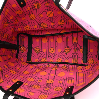 MCM Visetos Medium Project Reversible Shopper Tote Pink 9 of 15