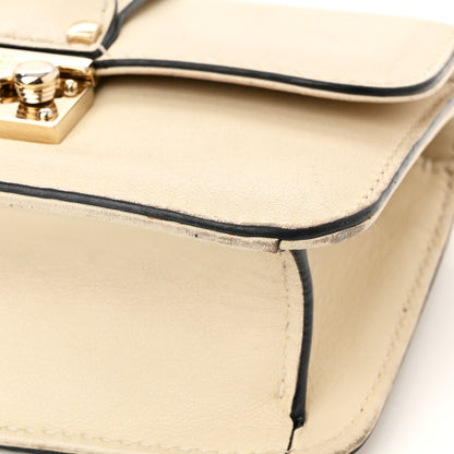 Valentino Garavani Vitello Mini Glam Lock Rockstud Flap White 10 of 16