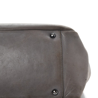 Chanel Lambskin Studded Accordion CC Flap Grey 13 of 13
