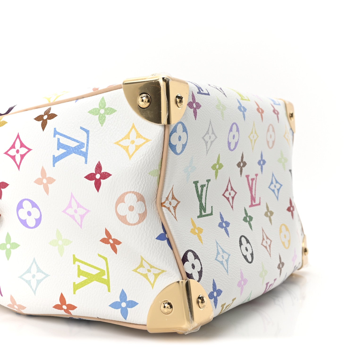 Louis Vuitton LV X TM Monogram Multicolor Speedy Bandouliere 25 White 8 of 10