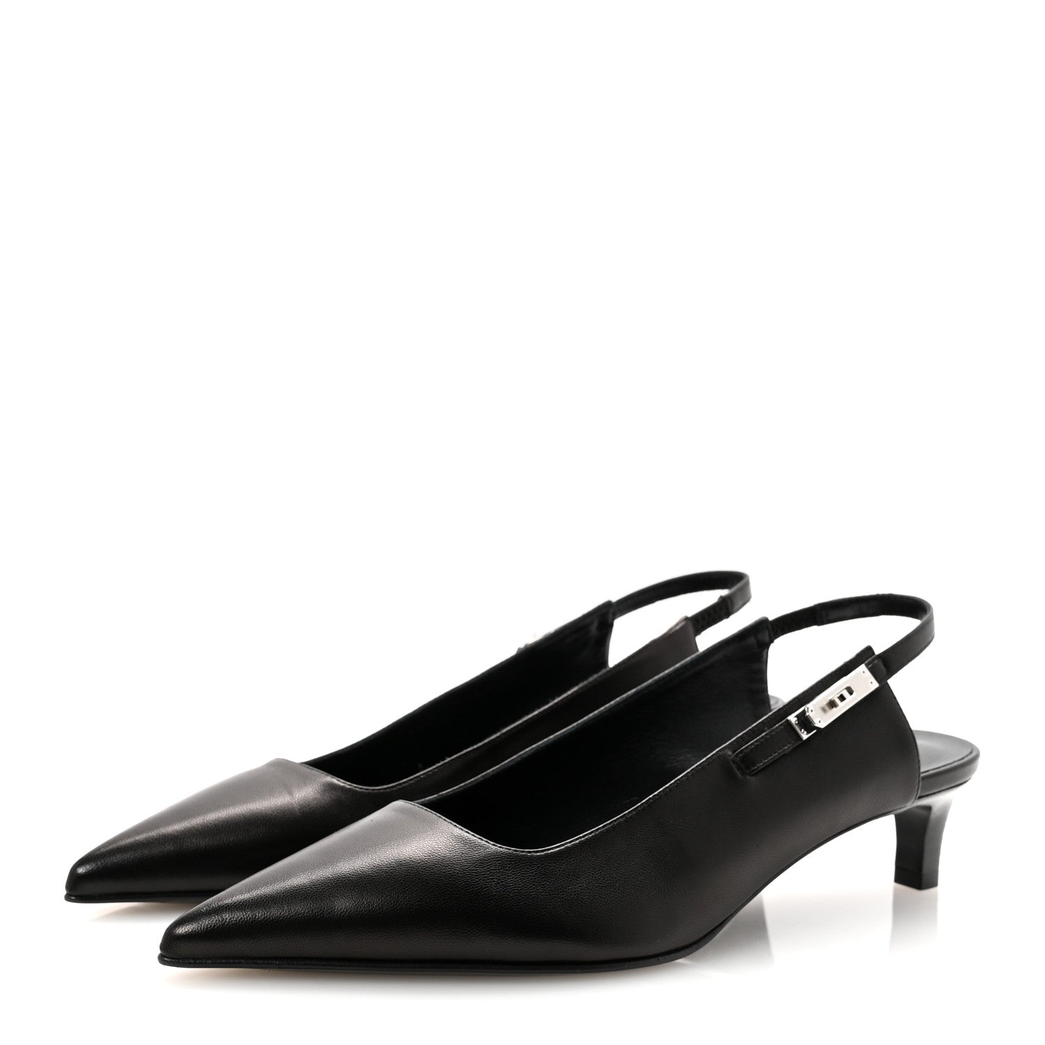 Hermes Nappa Lover 40 Pumps 40 Black 4 of 9