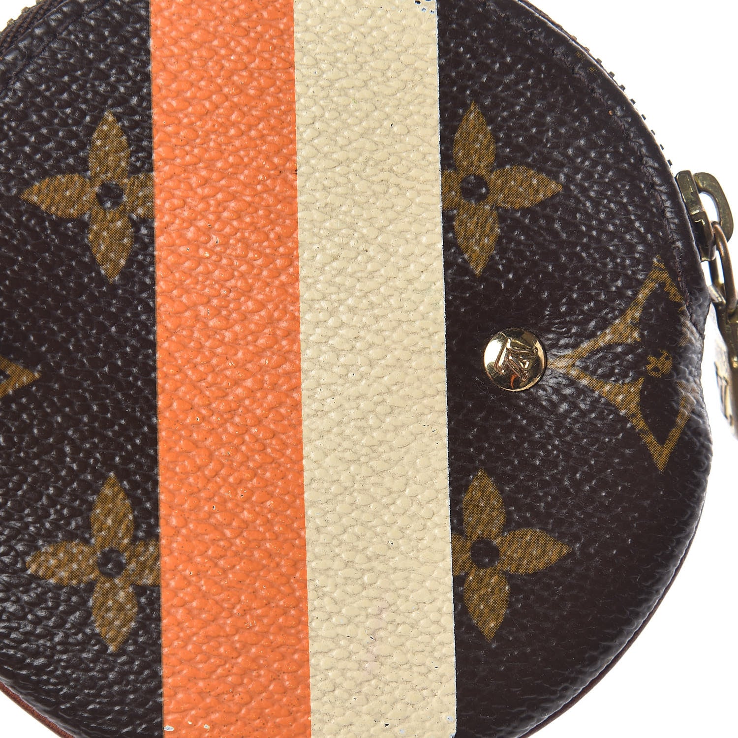 Louis Vuitton Monogram Groom Round Coin Purse 10 of 13