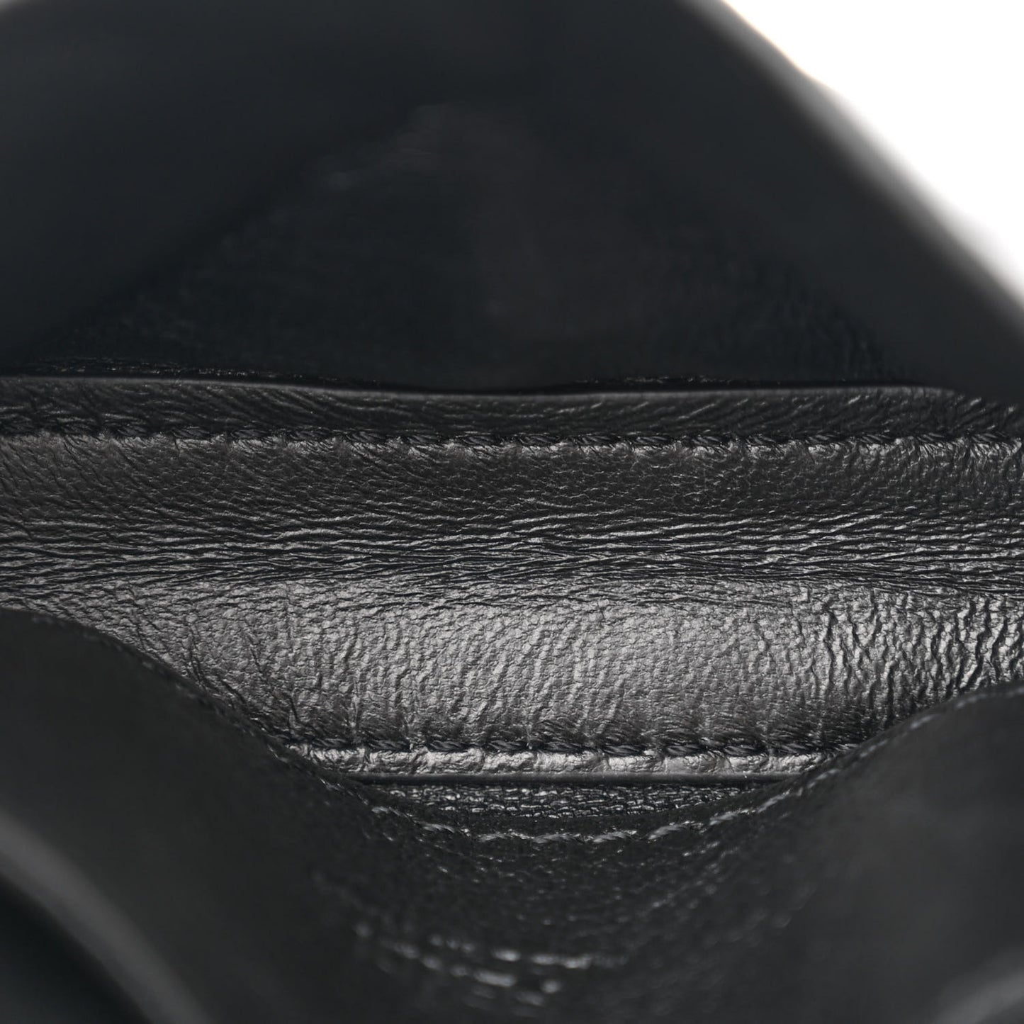 Nappa Matisse FF Embossed Nano Baguette Charm Black