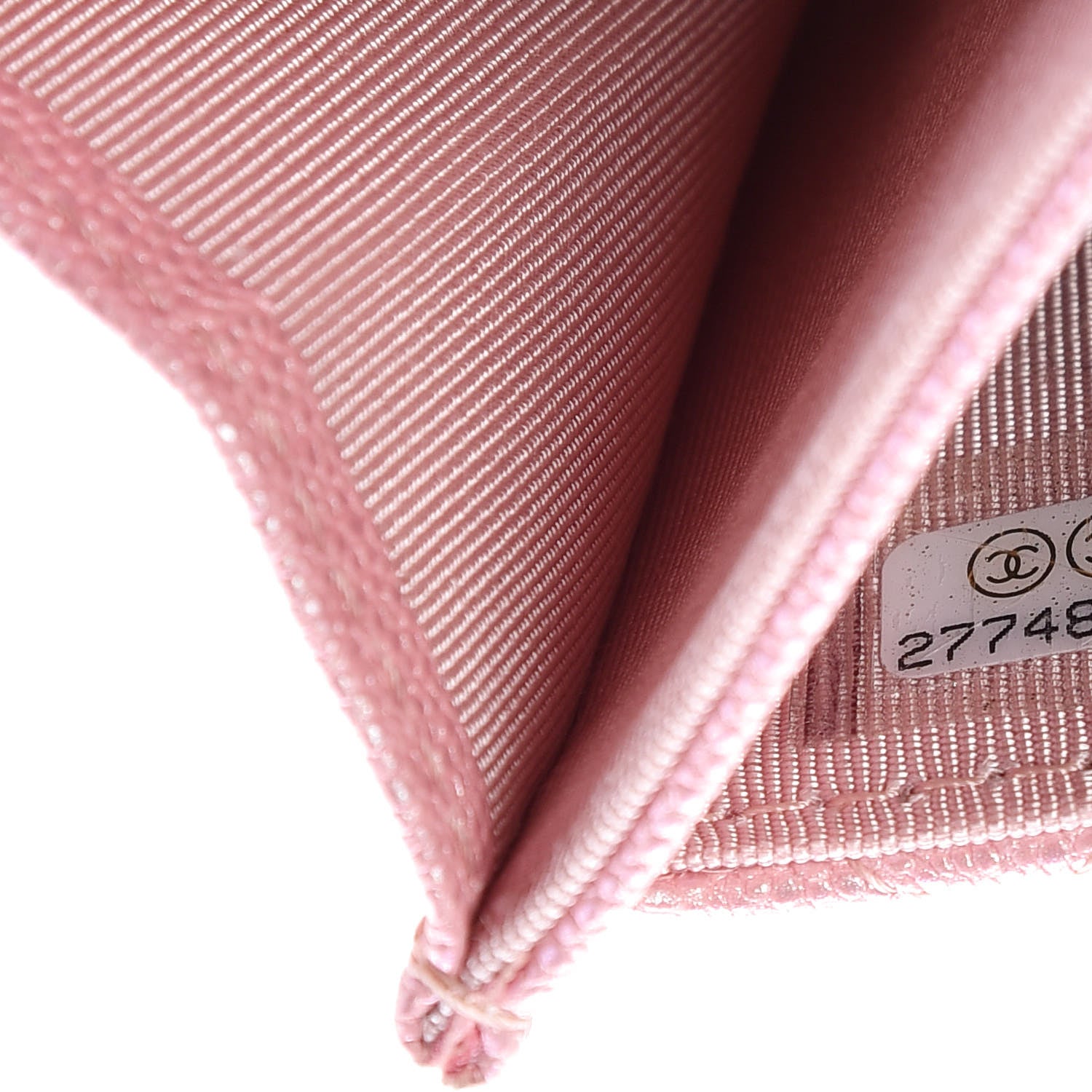 Chanel Iridescent Caviar Quilted Flap Card Holder Rose Pink 8 of 9