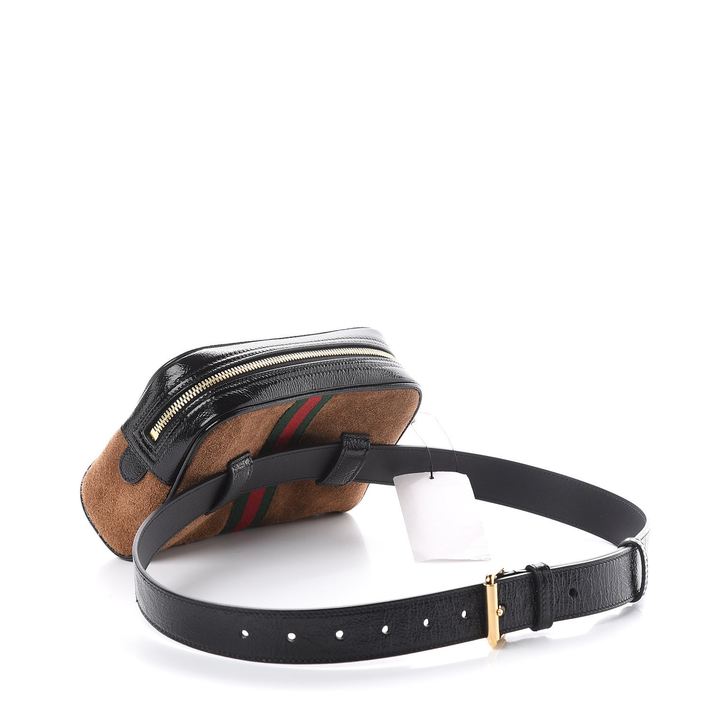 Suede Small Ophidia Belt Bag 85 34 Brown
