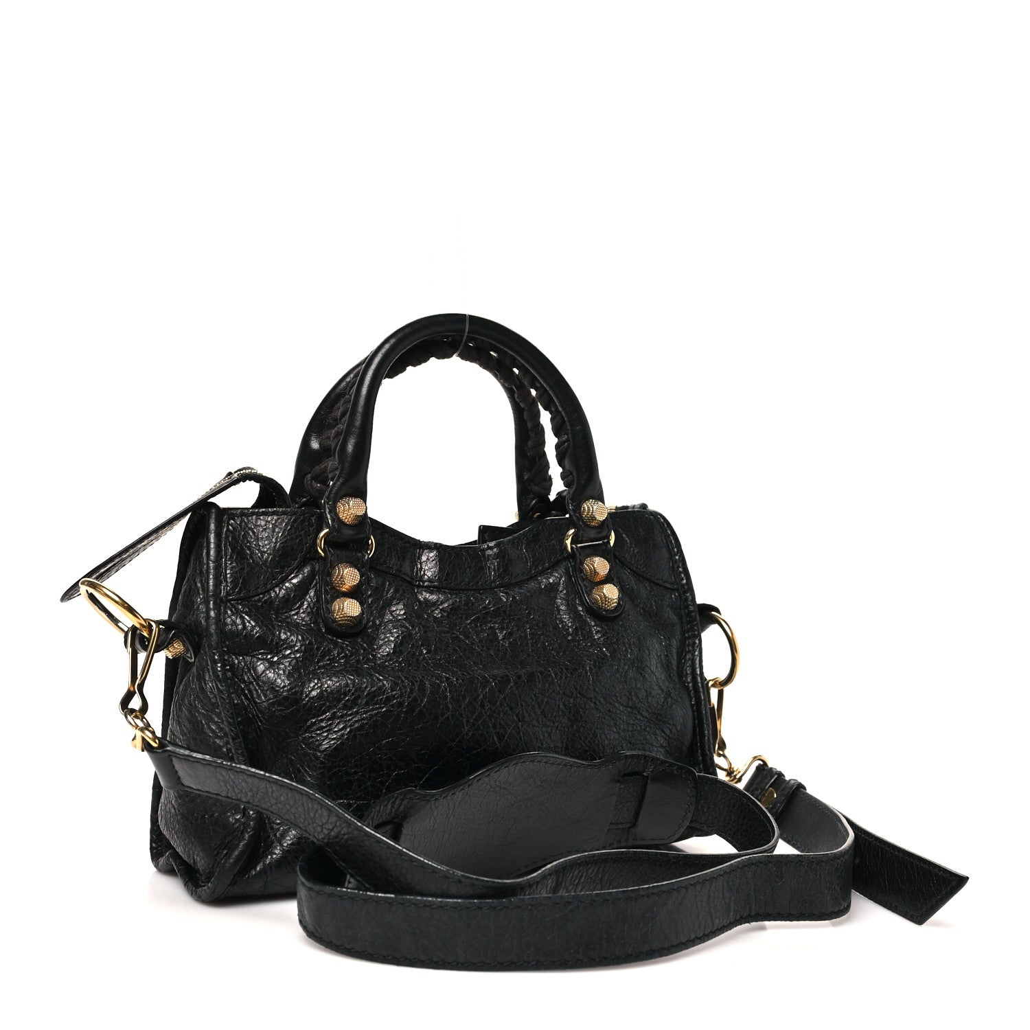 Balenciaga Agneau Giant 12 Gold Hardware Mini City Black 4 of 11