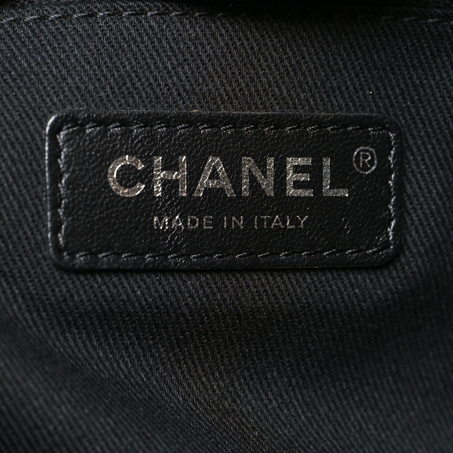 Chanel Canvas Medium Deauville Tote Charcoal 6 of 10