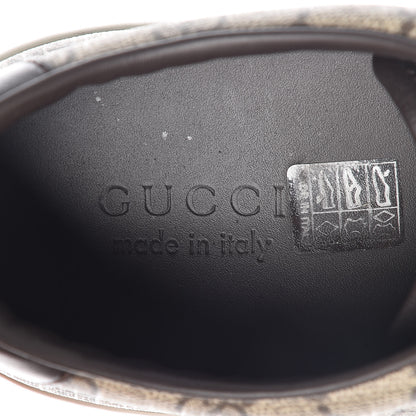 Gucci GG Supreme Monogram Mens Tessuto Sneakers 12 Ebony 10 of 12