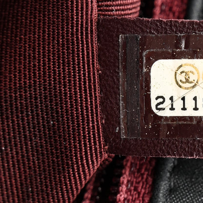 Chanel Suede Calfskin Jumbo Happy Stitch Flap Black 7 of 11