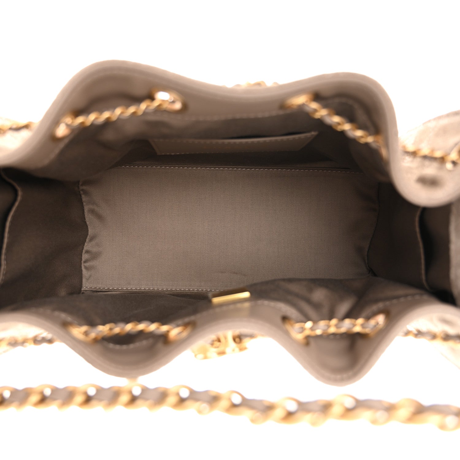 Chanel Suede Quilted Small Chanel 25 Handbag Dark Grey 5 of 11