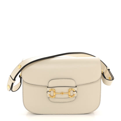 Gucci Azalea Calfskin Horsebit 1955 Shoulder Bag Mystic White 1 of 13