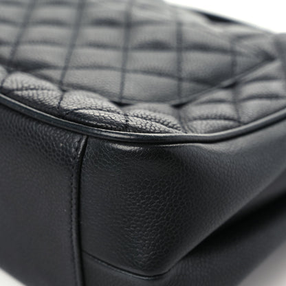 Chanel Caviar Quilted Medium Rock In Rome Single Flap Black 11 of 21
