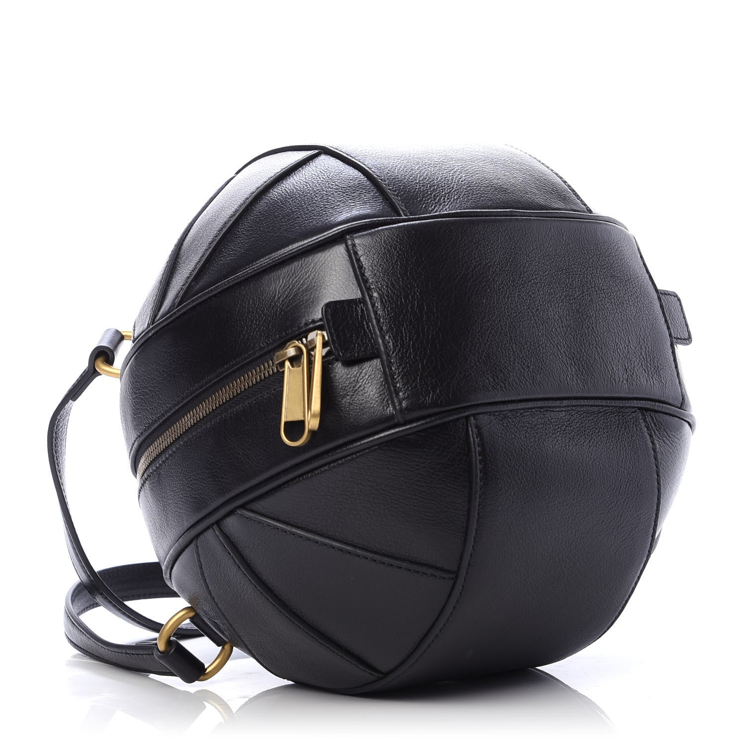 Gucci Piuma Lux Energy Tifosa Basketball Shaped Shoulder Bag Black 4 of 11