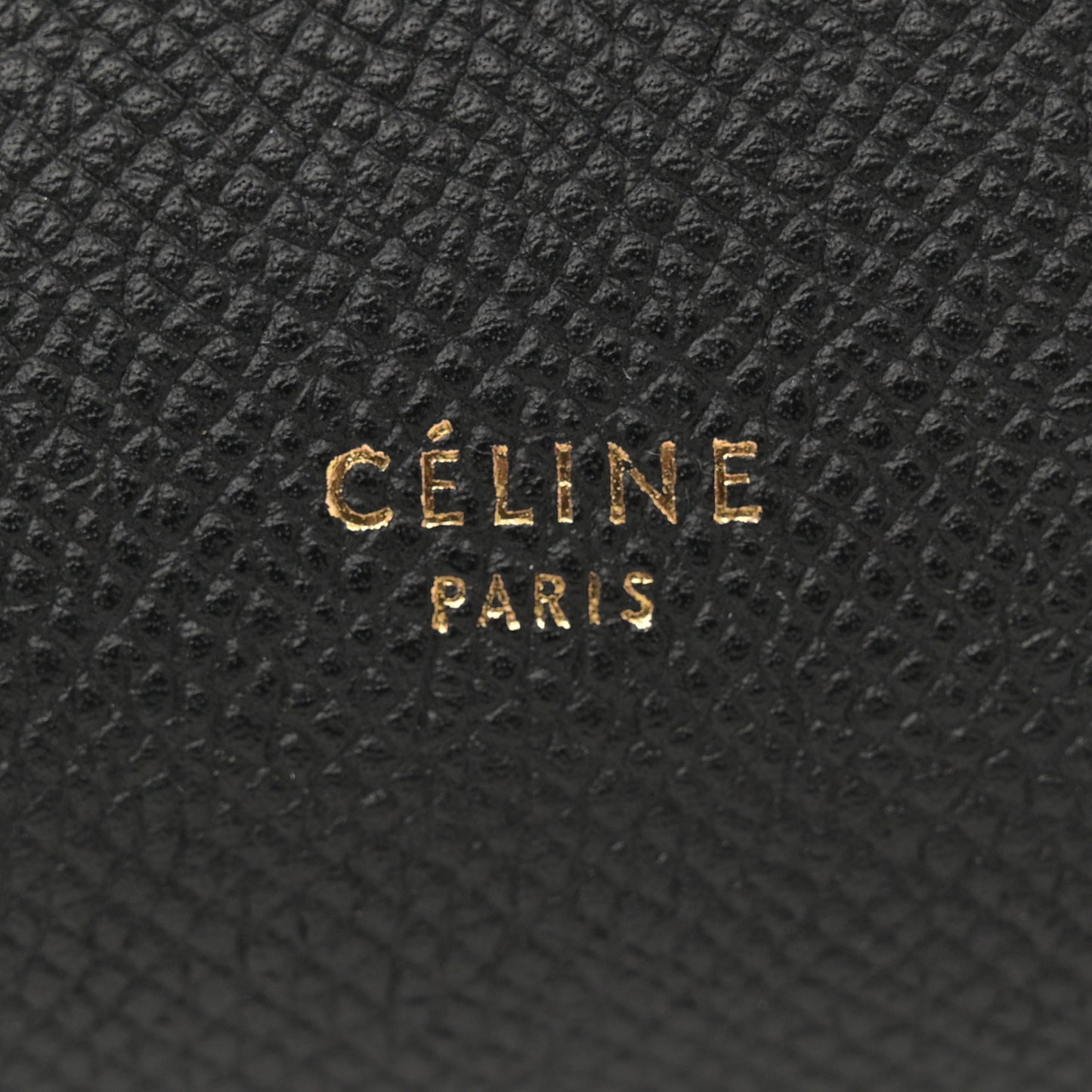 Grained Calfskin Mini Belt Bag Black