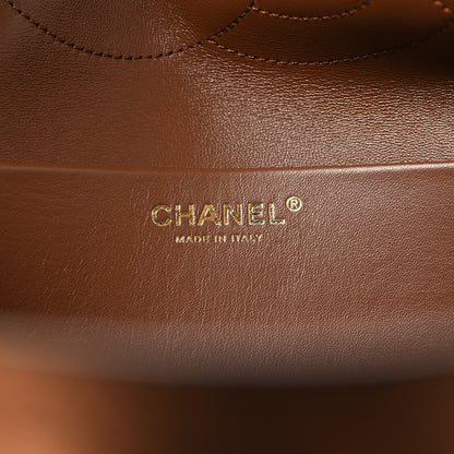 Chanel Suede Calfskin Small Souplissimo Maxi Flap Camel 12 of 21