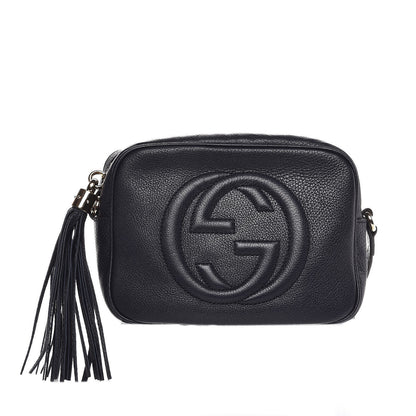 Gucci Pebbled Calfskin Small Soho Disco Bag Blue 1 of 7